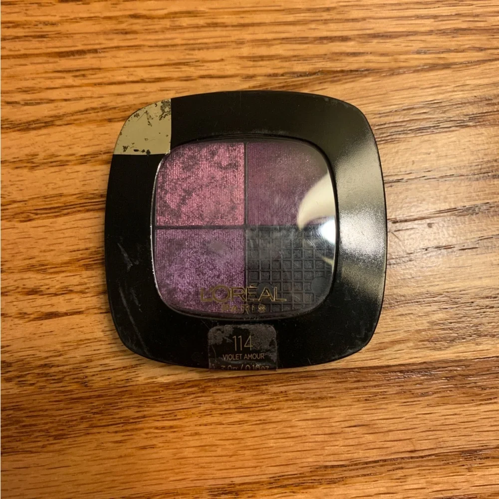 (7) Loreal hard Candy Purple Blue Eye Shadow Eyeliner LOT Bundle Almay NYC Maybe